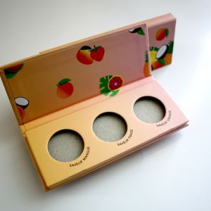 Buy cheap Matte Lamination Empty Blush Palette DIAM 30MM 3 Pans Position from wholesalers
