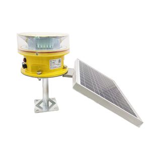 2000cd Red Aviation Obstruction Light Solar Powered Medium Intensity