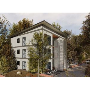 Luxurious Prefabricated Steel House Light Steel Frame Movable Apartment Custom