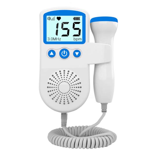 Buy OEM Portable Fetal Heart Monitor Ultrasonic Fetal Doppler For Office Travel at wholesale prices