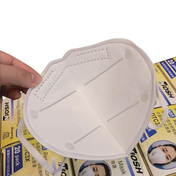 Fashion Consumable N95 Particulate Filter Mask Personal Protection With Noish