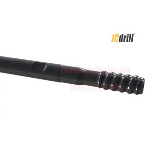 T38 Blast Hole Threaded Drill Extension Rod With Coupling Sleeves Shank Adapter
