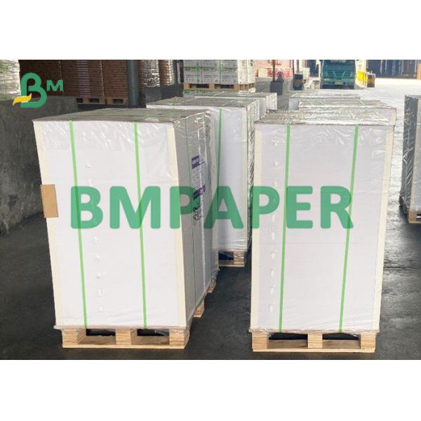 20LB Glossy Coated White Shimmer Kraft Paper For Product Tags