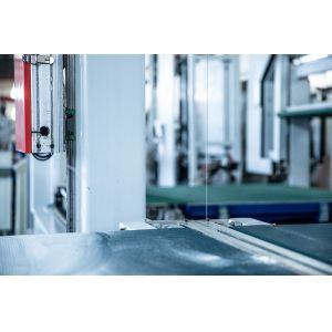 CNC 2.0mm Pu Foam Cutting Machine Horizontal And Vertical Blade