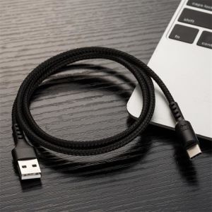 1M Type C Nylon Braided USB Cable Android Line 5V 3A For Samsung Huawei ROHS