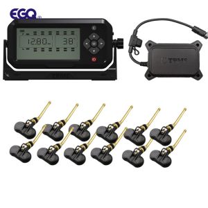 China 12 Wheel Valve Stem Sensor Repeater And Receiver Tire Pressure Monitoring System on sale