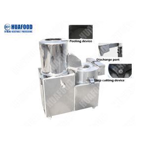 Automatic Potato Peeling Machine Potato Washing Cutting And Peeling Machine