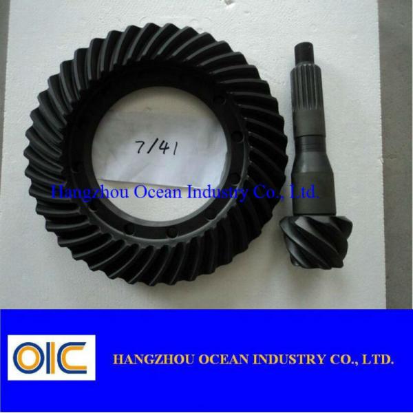 Low Noise Level Crown Wheel and Pinion Made of Steel for Long-lasting Durability