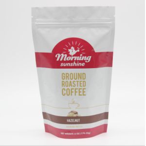 ODM Coffee Packaging Pouch LDPE Custom Printed Resealable Food Bags