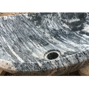 Marble / Granite Nature Stone Bathtub Smoothness Surface OEM Service