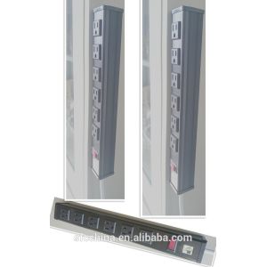 Quality SFC306-612 aluminium alloy UL approved 6-outlets power strip( mounting type:magnetism ) for sale