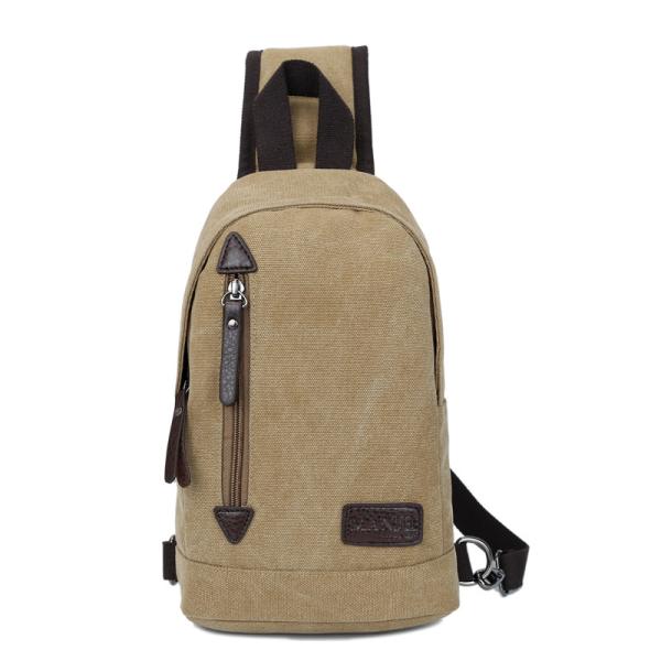 Buy New Canvas Bag Messenger Shoulder Men Bag Chest Bag at wholesale prices