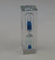 Transparent 2 Minute Hour Glass Timer , Childrens Sand Timer Hourglass