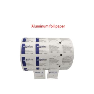 Flexographic Printing Pharmaceutical Aluminum Foil for Iodine Wipes Packaging