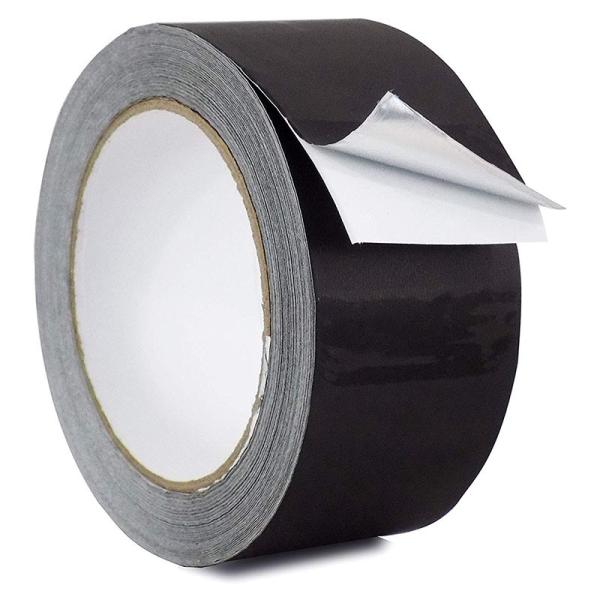 Buy Black Lacquered Aluminum Foil Tape With Solvent Acrylic Adhesive at wholesale prices