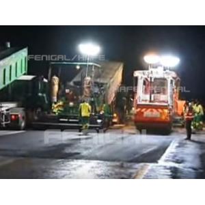 Glare Free Inflatable Lighting Balloon Mountable On Pavement Machine Vehicle