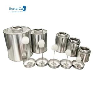 China ISO9001 Industrial Paint Tins 250ml Painting Metal Tins With Brush on sale