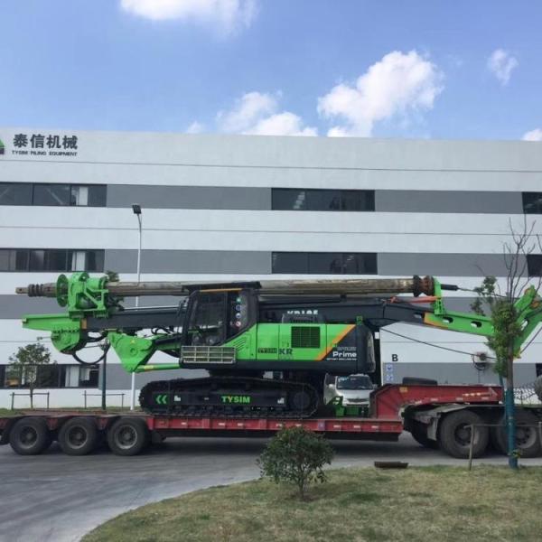TYSIM KR125C Max. Drilling Diameter 1300mm Max. Drilling Depth 43m High Stability Low Cost Hydraulic Drilling Rig