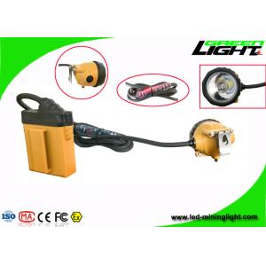 Hight Lightness Led Miners Light , 25000lux Rechargeable Miners Headlamp IP68