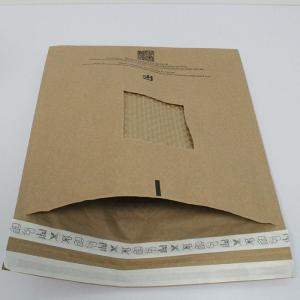 Elegant Custom Biodegradable Mailers 15x20cm Embossed Recycled Kraft Mailers
