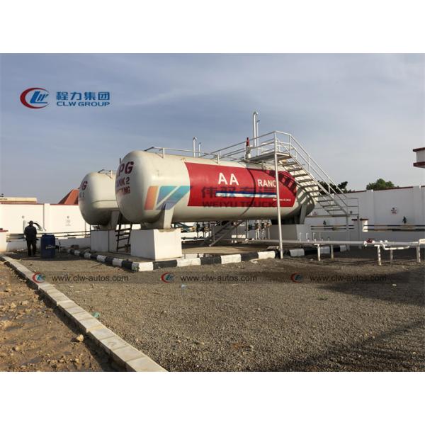 SONCAP Certificated 25 Tons LPG Storage Tank For Gas Filling Station