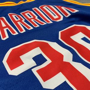 Curry Blue Polyester 30 Basketball Training Jerseys Breathable