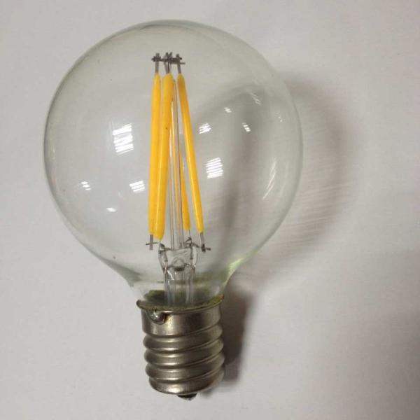 smart design glass shell G50 type 3.5W filament led bulbs light dimmable E17 base warm cool white