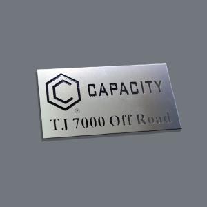 China Private Aluminum Etching Label & Aluminium Badge seals