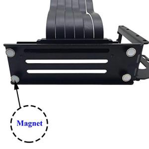 90 Degree High Speed Flexible PCIE Graphics Extension Cable PCI-E 1*16 3.0