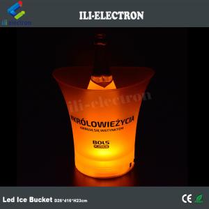 Hot seller plastic led champagne ice bucket