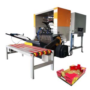Flat Creasing Corrugated Die Cutting Machine Easy Maintenance Carton Box Making