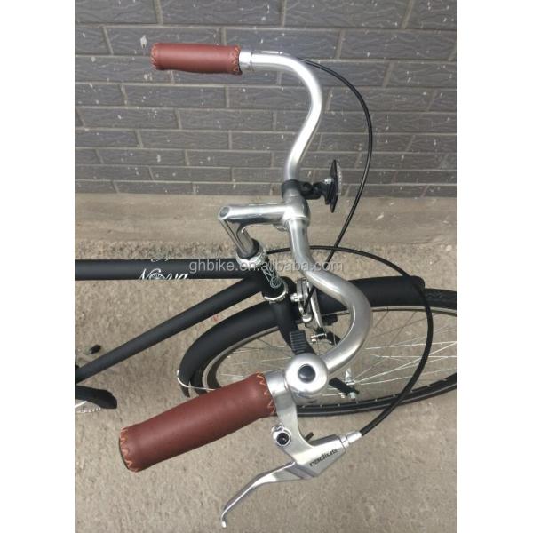 CE Hi-Ten Steel Frame Single Speed Street Holland Traditional Adult Men City Bicycle