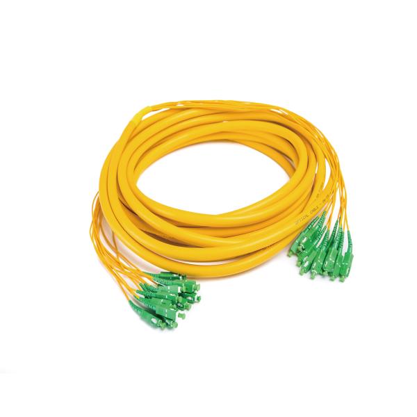 Fiber Optic Patch Cord/ Fiber Optic Bundle Patch Cord/Stable Optical Properties/Good Exchangability/ LSZH/ Yellow/