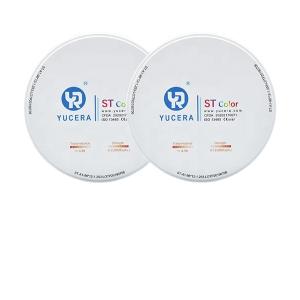 Dental Consumables Zirconia Dental Discs 98mm Yucera ST Color Zirconia CAD/CAM