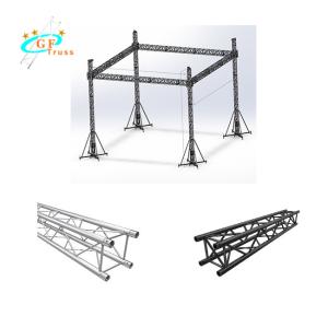China 14M Safety Span 6082 Aluminum Stage Truss For Hanging Displays on sale