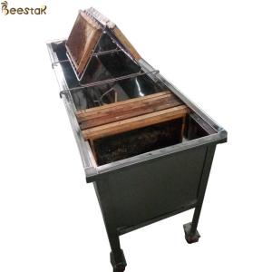 China Stainless Steel Beehive Frame Shelf Uncapping Honey Tank Beekeeping Equipments Honey Comb Shelf on sale