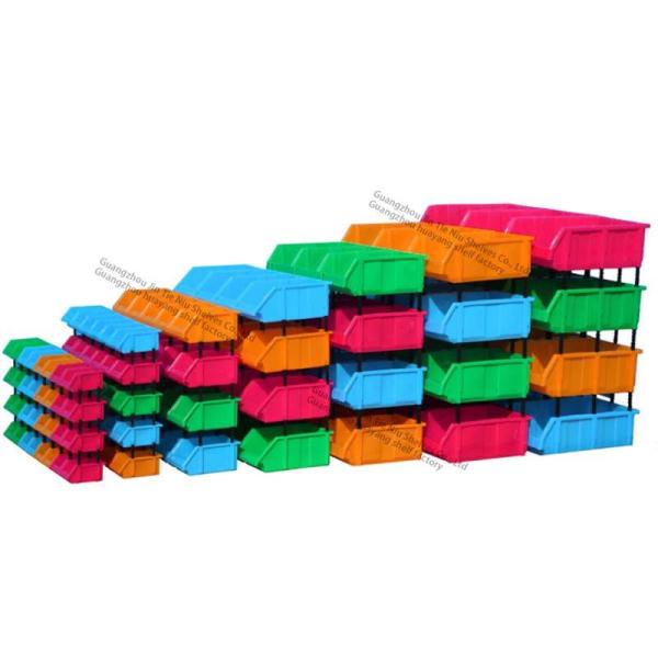Buy 5Lbs 2kg Plastic Stacking Boxes Front Opening Storage Containers For Garage at wholesale prices