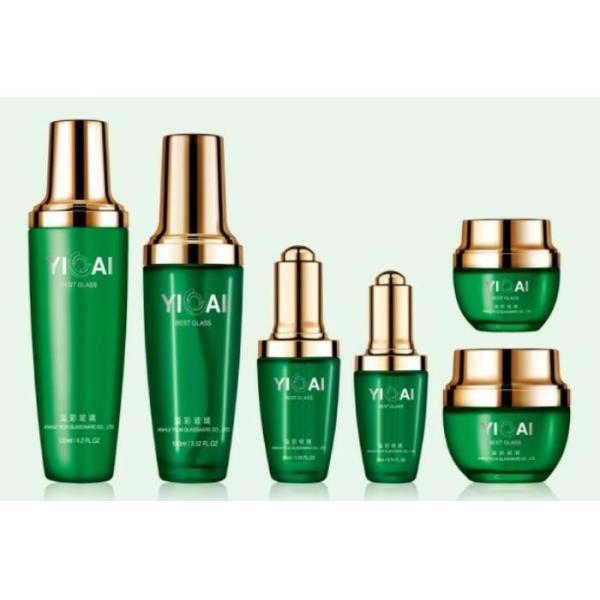 Buy Glass Skincare Packaging / Cosmetic Jar Cream Bottles  Lotion Bottles For Personal Care at wholesale prices