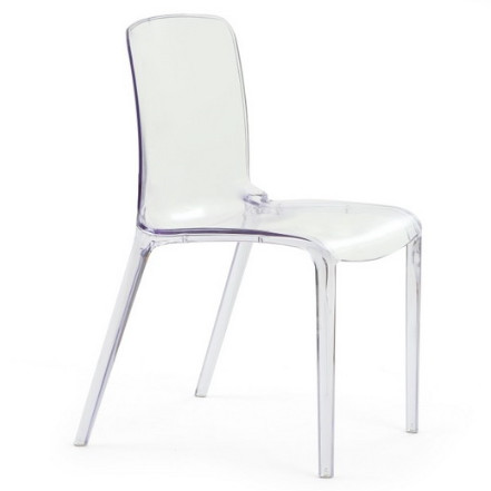 Buy transparent polycarbonate chair/ LeisureMod Laos Clear Modern Dining Chair at wholesale prices