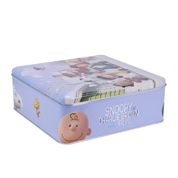 Colorful tin box, decorative tin, metal packaging, promotional tin, customized