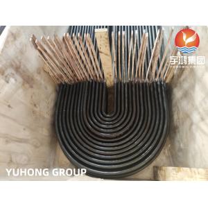 Quality ASTM A179 / ASME SA179 SMLS Carbon Steel U Bend Tubes For Tubular Heat Exchanger &amp;Condenser(Black Painting Surface) for sale