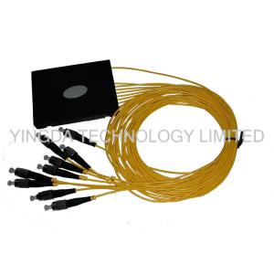 1X8 Fiber Optic PLC Splitter Module Abs Plastic For Fttx Network / Optical