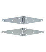 Plastic Surface 10" 3.2mm Heavy Band Interior Door Hinges