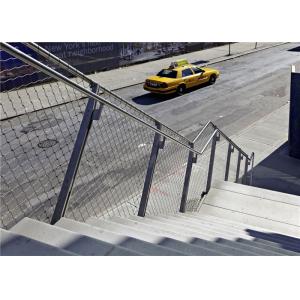 Inox Ferruled 1.2mm Stainless Steel Wire Rope Mesh For Balustrade Infill