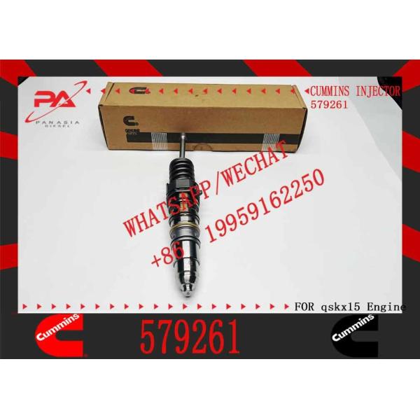Construction Machinery PartsFuel Injector For QSKX15 Diesel 579251 1846350 579261 1731091 For CUMMINS Diesel Engine