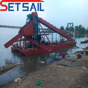 Quality Electric Power Type Chain Bucket Mud Diamond Dredger for Gold Customization for sale