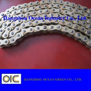 China Greased Lubrication and 9.53 Mm Outer Width O-Ring Motorcycle Chains for Your Requirements on sale