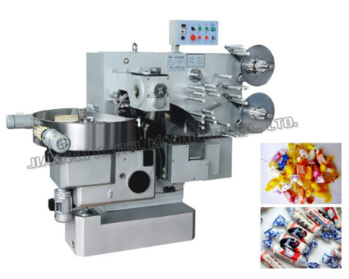 Buy Low Noise Automatic Candy Wrapping Machine Manpower Saving Overload Protection at wholesale prices