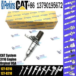 Excavator spare Part 127-8218 127-8216 Fuel Injector for Cat 3116 3114 Engine