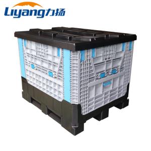 Saving Space Folding Crate Box Collapsible Plastic Shipping Crates